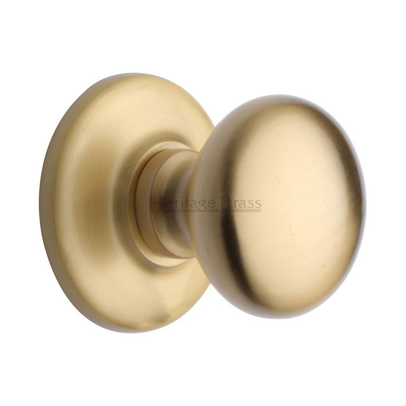 Round Center Door Knob - V901 - V901-SB