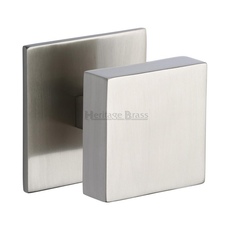 Square Centre Door Knob - V908-SN