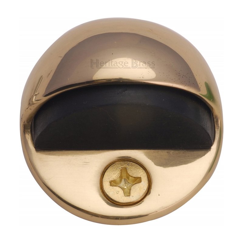 Round Shielded Door Stop - V1080-PB