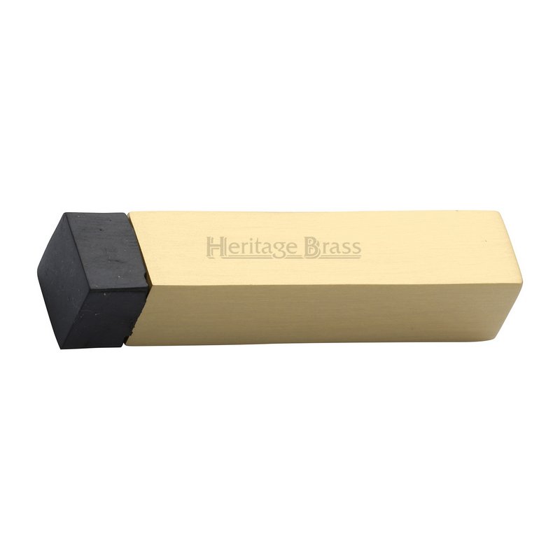 Square Wall Mounted Door Stop - V1084-SB