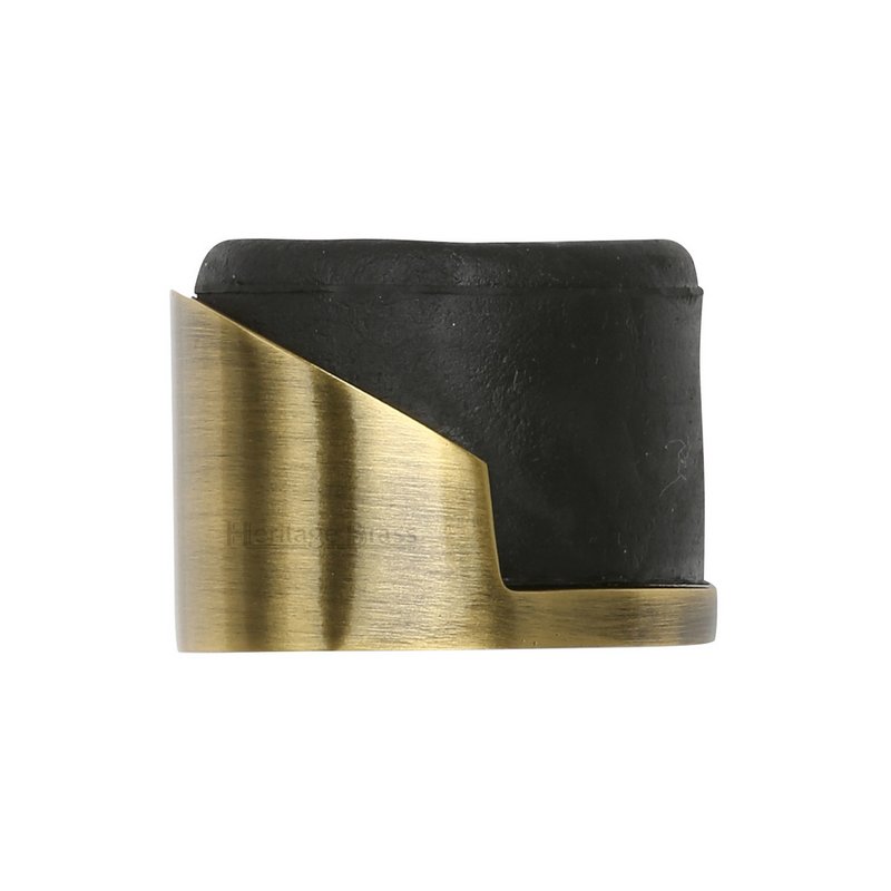 Round Floor Mounted Door Stop - V1088-AT