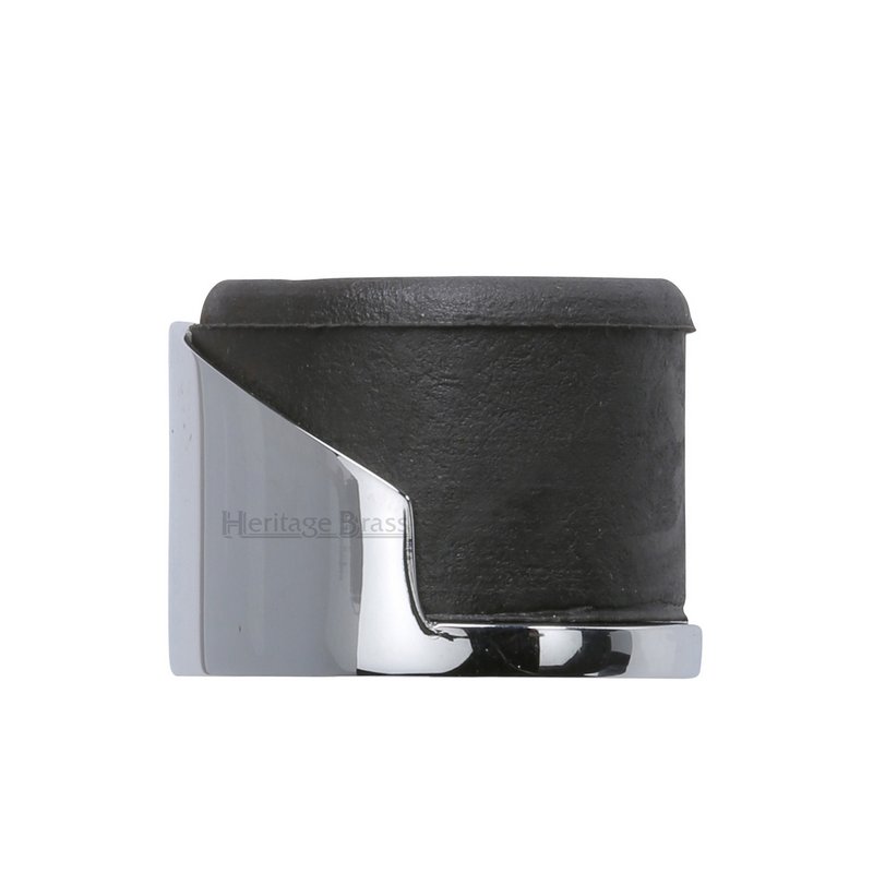 Round Floor Mounted Door Stop - V1088-PC