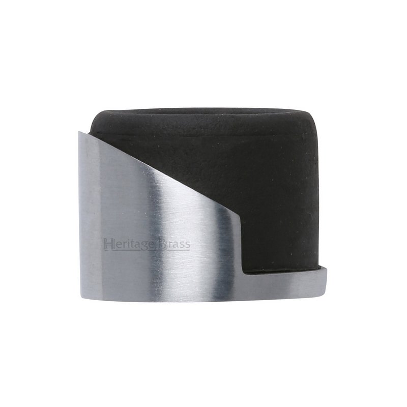 Round Floor Mounted Door Stop - V1088-SC