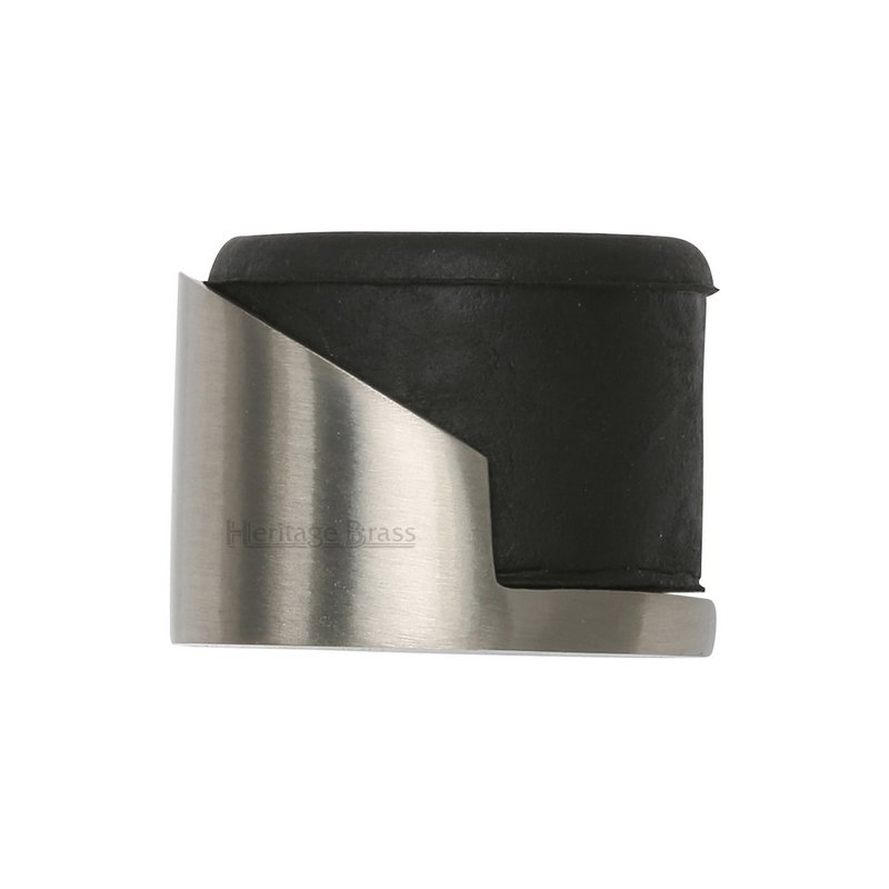 Round Floor Mounted Door Stop - V1088-SN