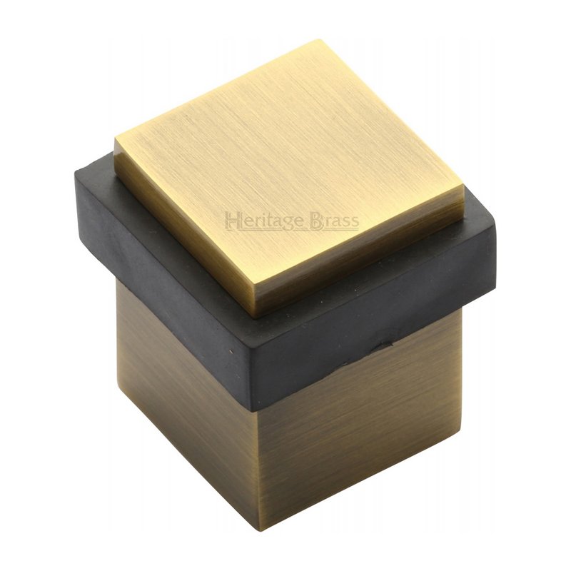 Square Floor Mounted Door Stop - V1089 - V1089-AT