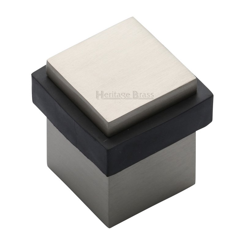 Square Floor Mounted Door Stop - V1089 - V1089-SN