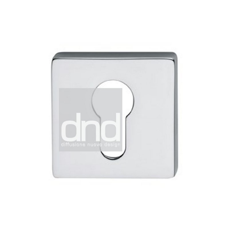 Euro Profile Keyhole Escutcheon Square - BD04E - BD04E-PC