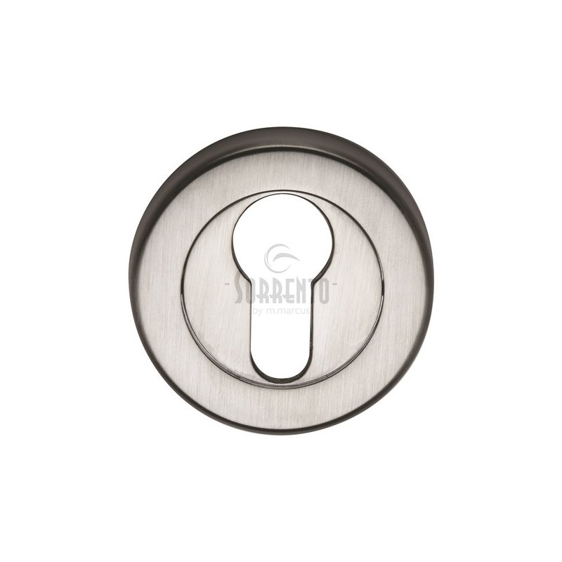 Sorrento Euro Profile Cylinder Escutcheon Round - SC-0192-SC