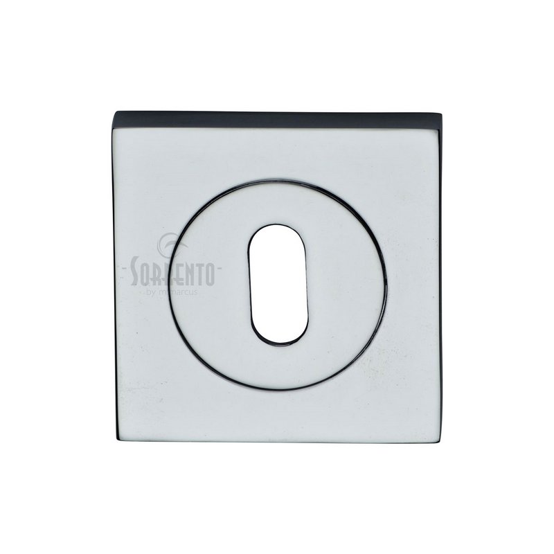 Sorrento Standard Key Escutcheon Square - SC-SQ0191-PC