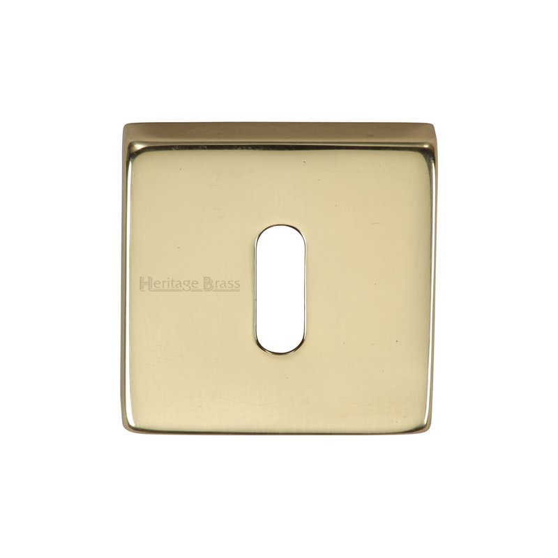 Standard Key Escutcheon Square - SQ5002 - SQ5002-PB