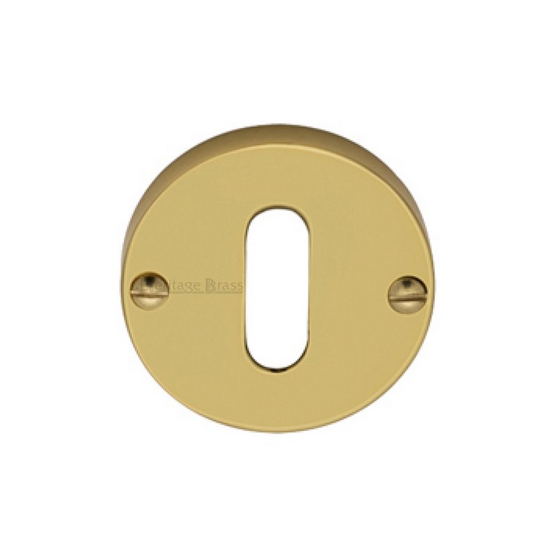 Standard Key Escutcheon Round - V1014 - V1014-PB