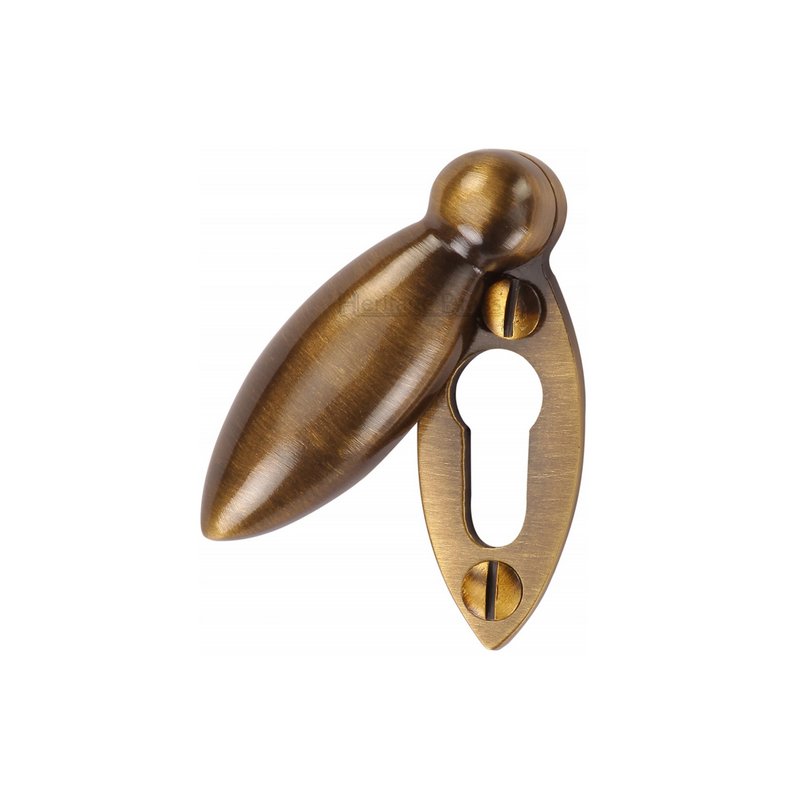 Standard Covered Key Escutcheon Oval - V1022 - V1022-AT