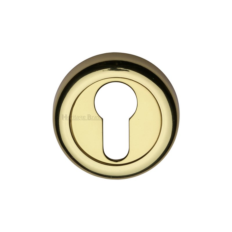 Euro Profile Cylinder Escutcheon Round - V6724 - V6724-PB