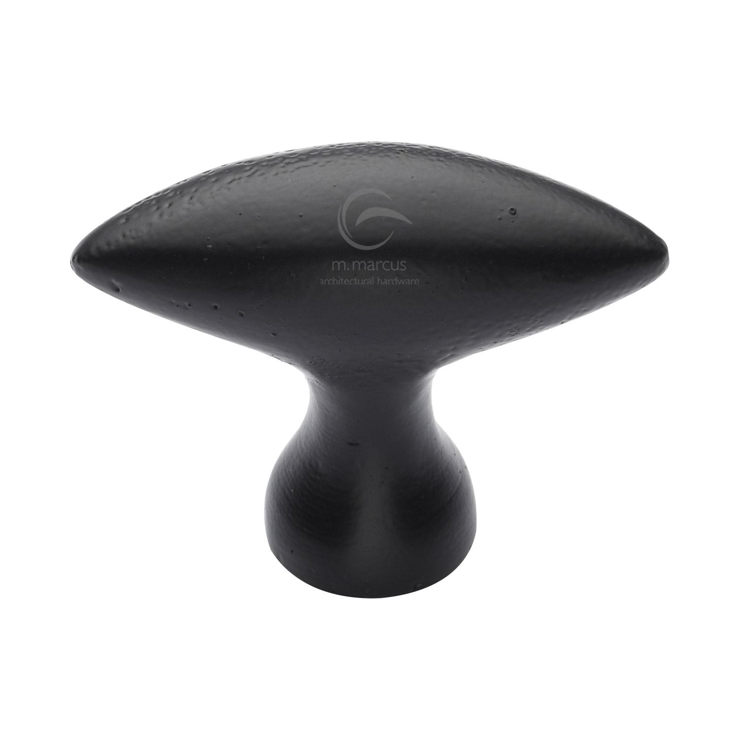 Matt Black Iron Elliptic Cabinet Knob - FB112 50