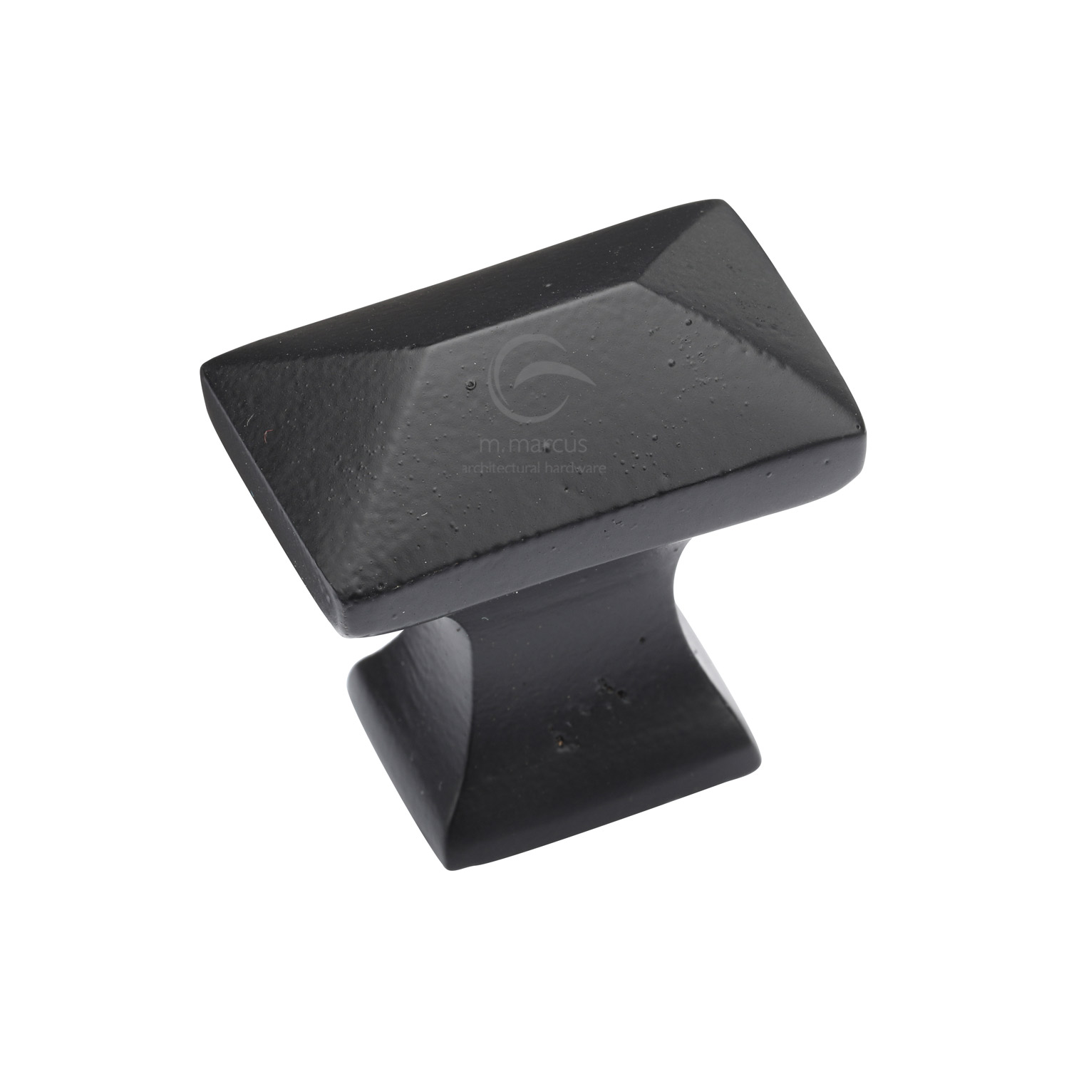 Matt Black Iron Pyramid Cabinet Knob - FB2232