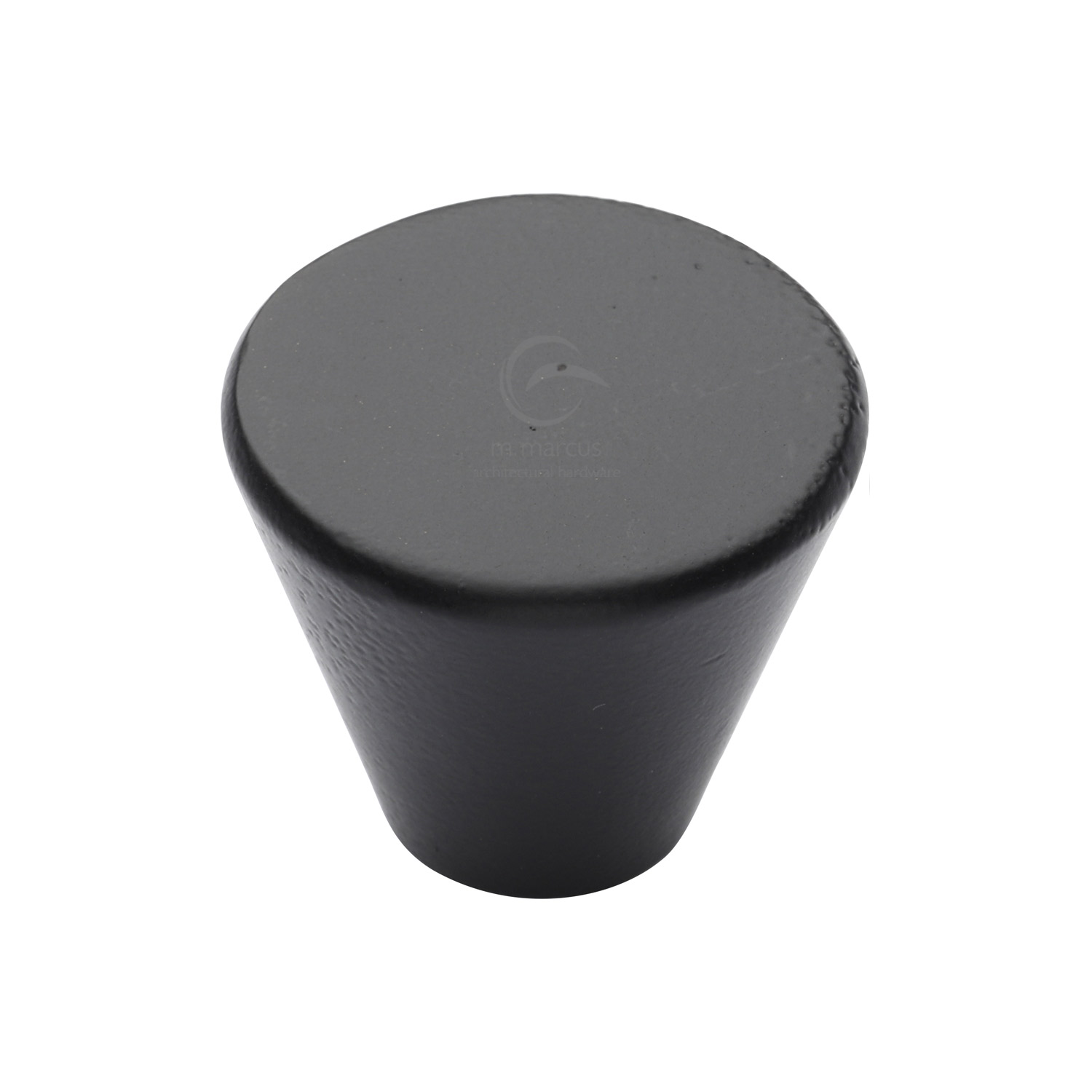 Matt Black Iron Round Cone Cabinet Knob - FB3189 32