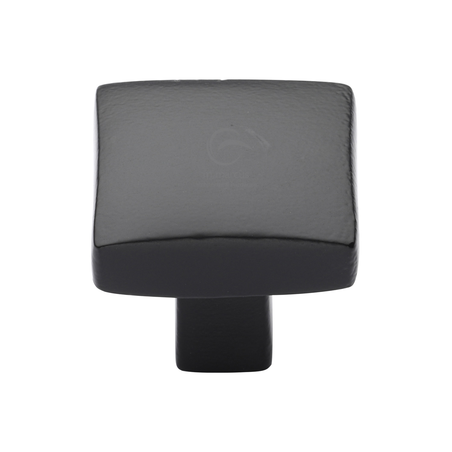 Matt Black Iron Square Convex  Cabinet Knob - FB3678 32