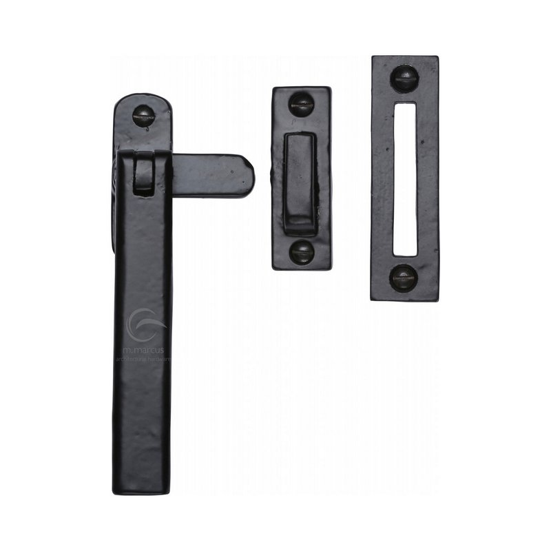 Matt Black Iron Casement Window Fastener - FB682 MP/HP