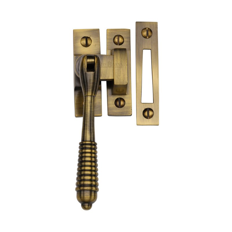 Mortice & Hook Plate Reeded Casement Fastener  - V894 MP/HP-AT