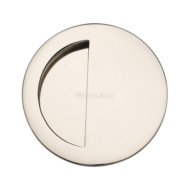 Round Half Moon Flush Pull - C1845-PNF