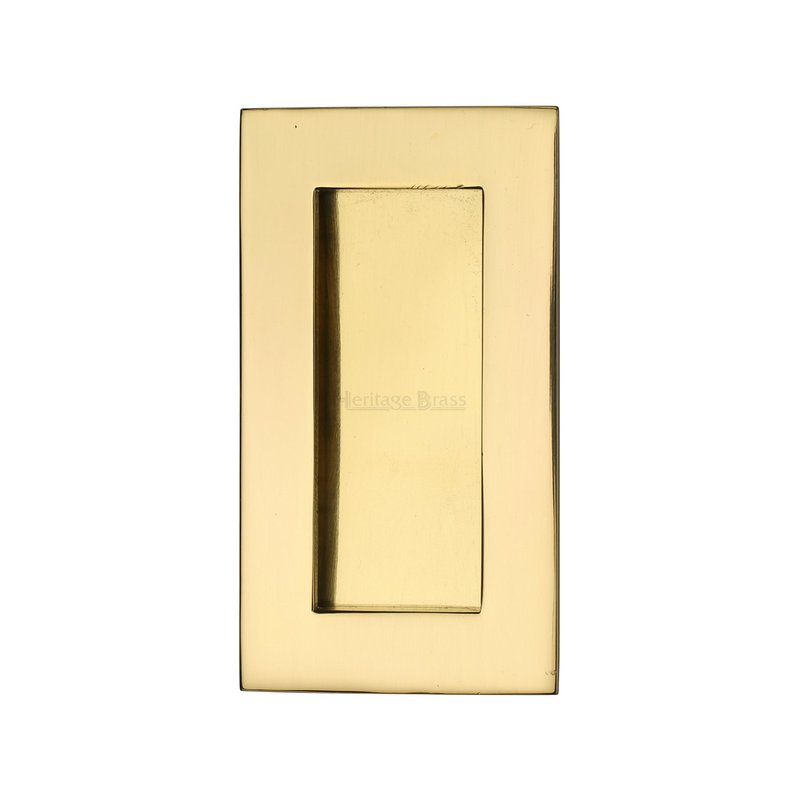 Rectangular Flush Pull - C1855 - C1855 105-PB