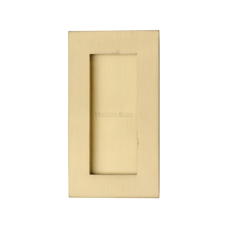 Rectangular Flush Pull - C1855 - C1855 105-SB