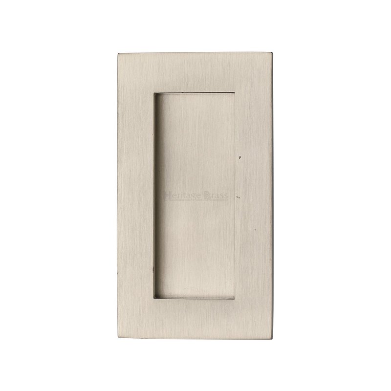 Rectangular Flush Pull - C1855 - C1855 105-SN