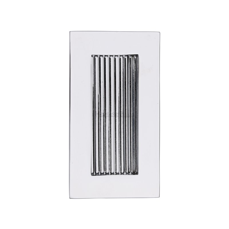 Reeded Rectangular Flush Pull  - C1865 105-PC
