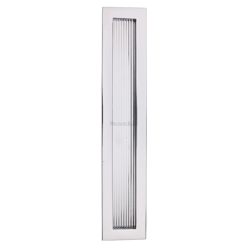 Reeded Rectangular Flush Pull  - C1865 300-PC