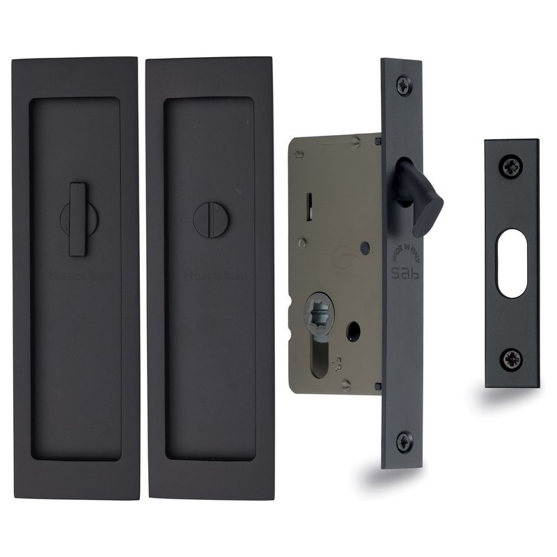 Flush Pull Privacy Set - C1877-BKMT