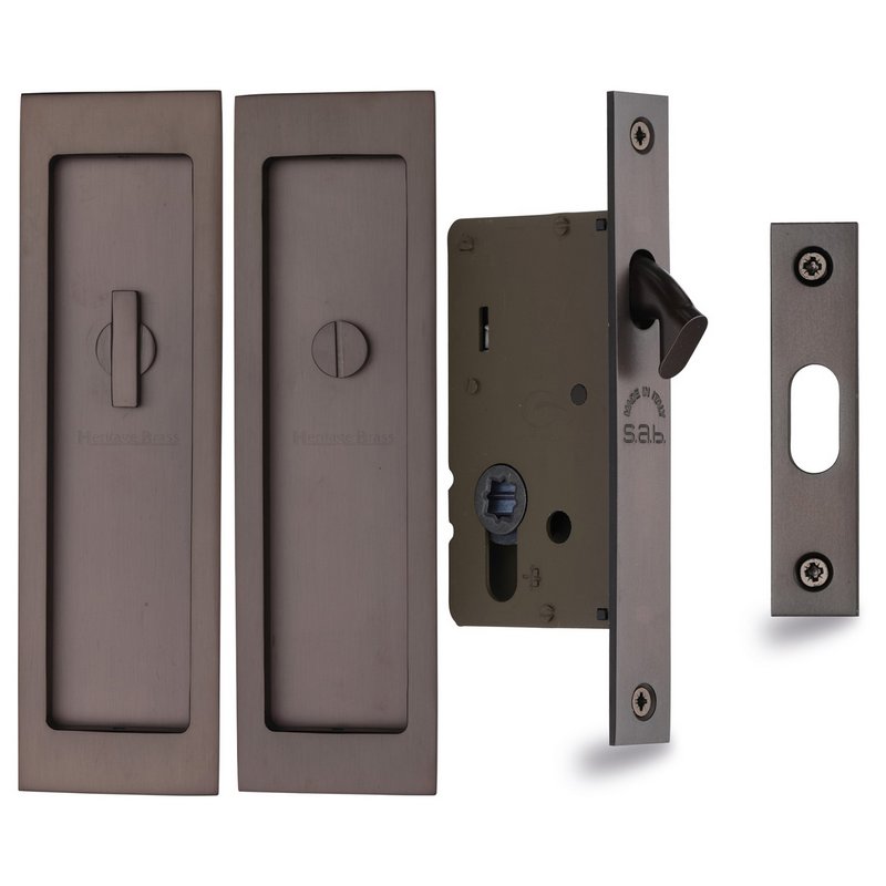 Flush Pull Privacy Set - C1877-MB