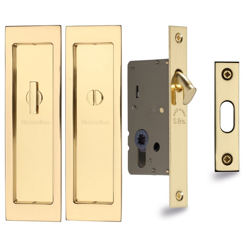Flush Pull Privacy Set - C1877-PB