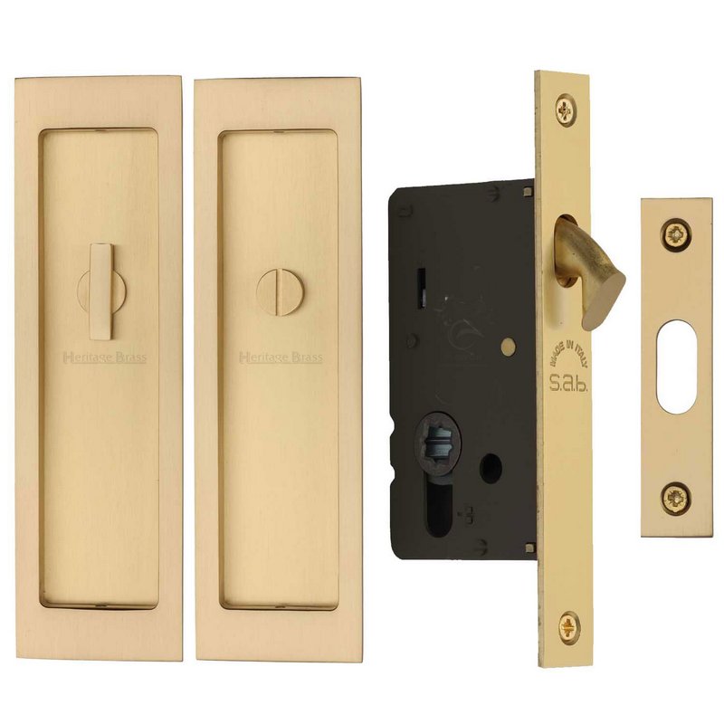 Flush Pull Privacy Set - C1877-SB