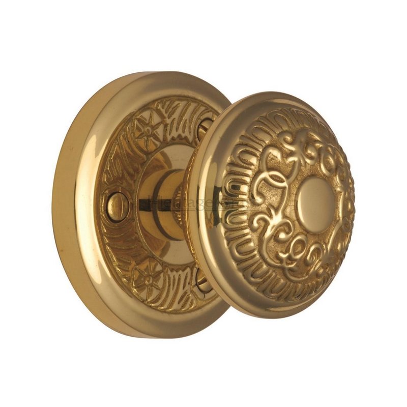 Aydon Door Knob on Rose - AYD1324-PB