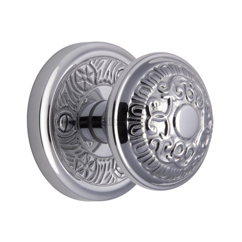 Aydon Door Knob on Rose - AYD1324-PC