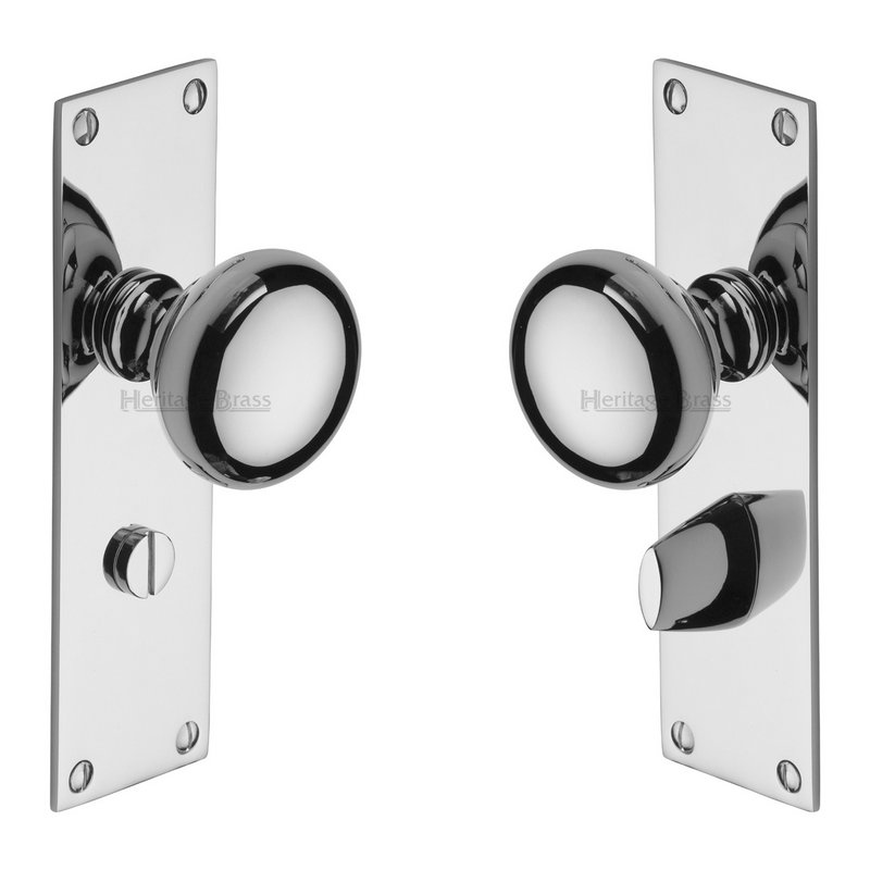 Balmoral Door Knob on Plate - BAL8530-PC
