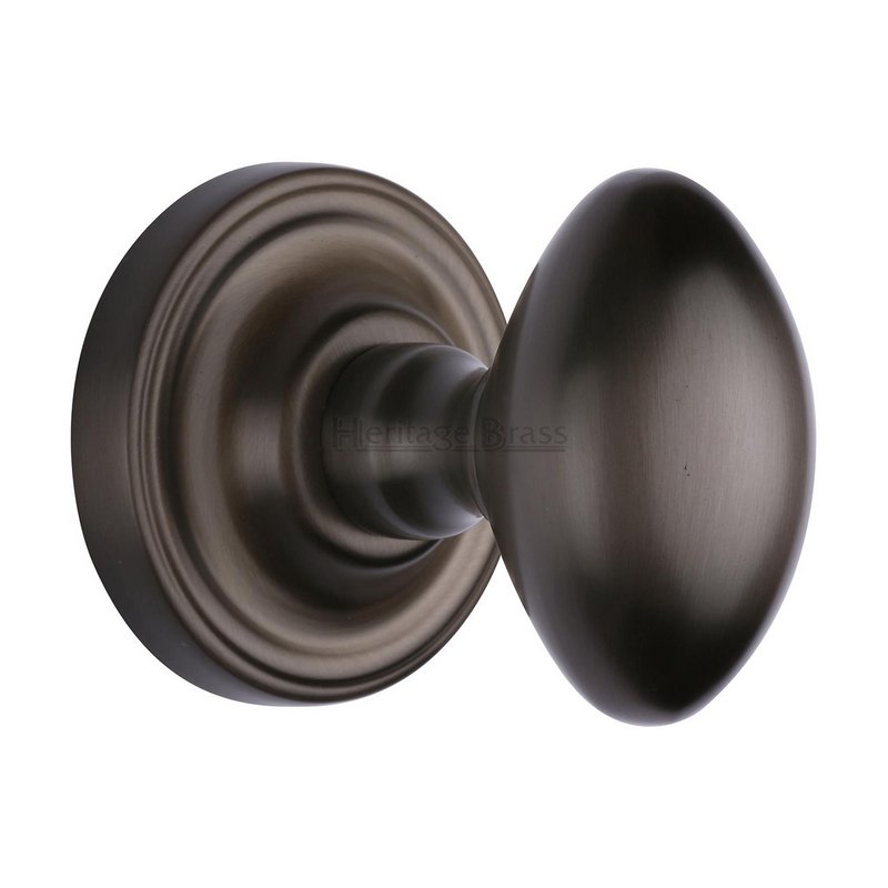 Chelsea Door Knob on Rose - CHE7373-MB