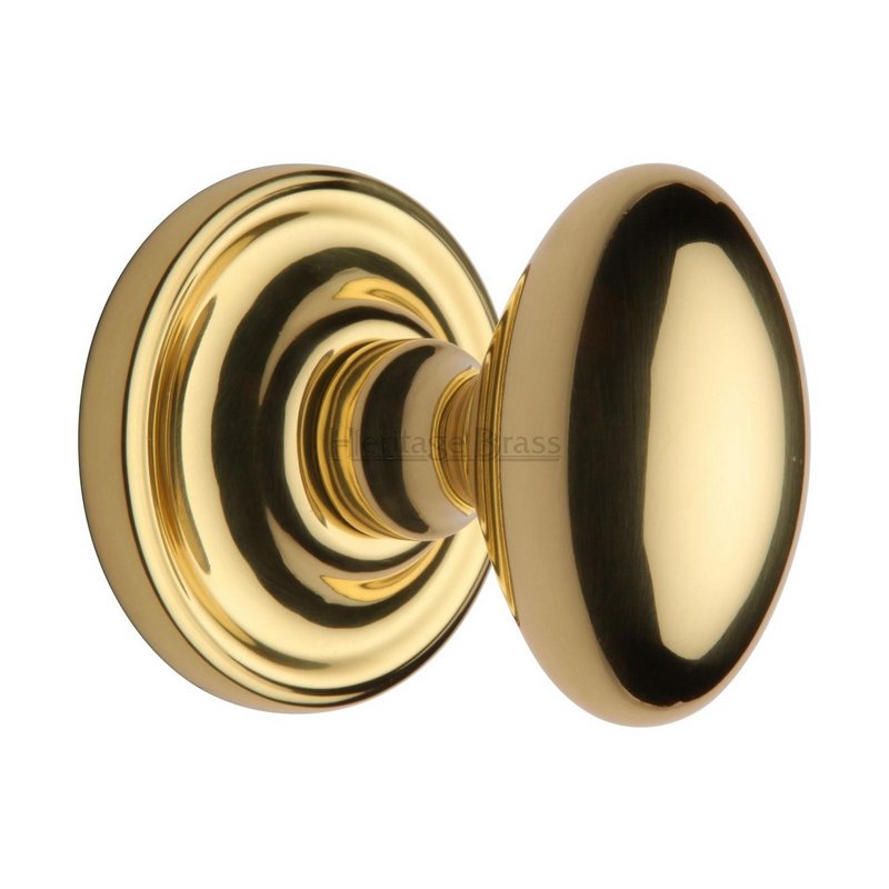 Chelsea Door Knob on Rose - CHE7373-PB