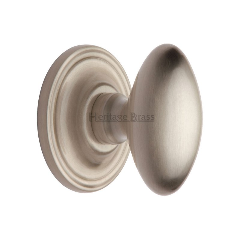 Chelsea Door Knob on Rose - CHE7373-SN