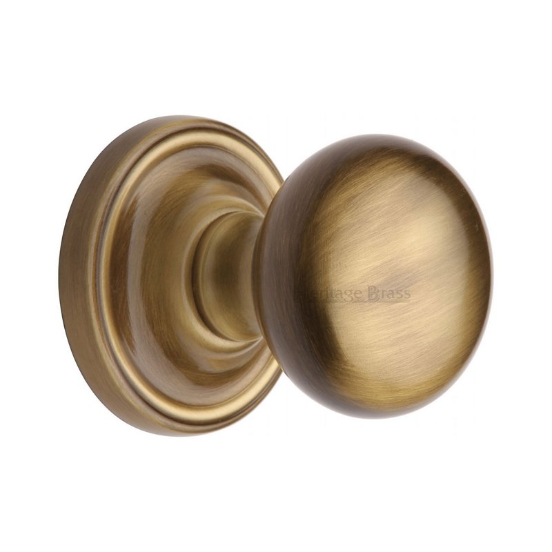 Hampstead Door Knob on Rose - HAM8361-AT