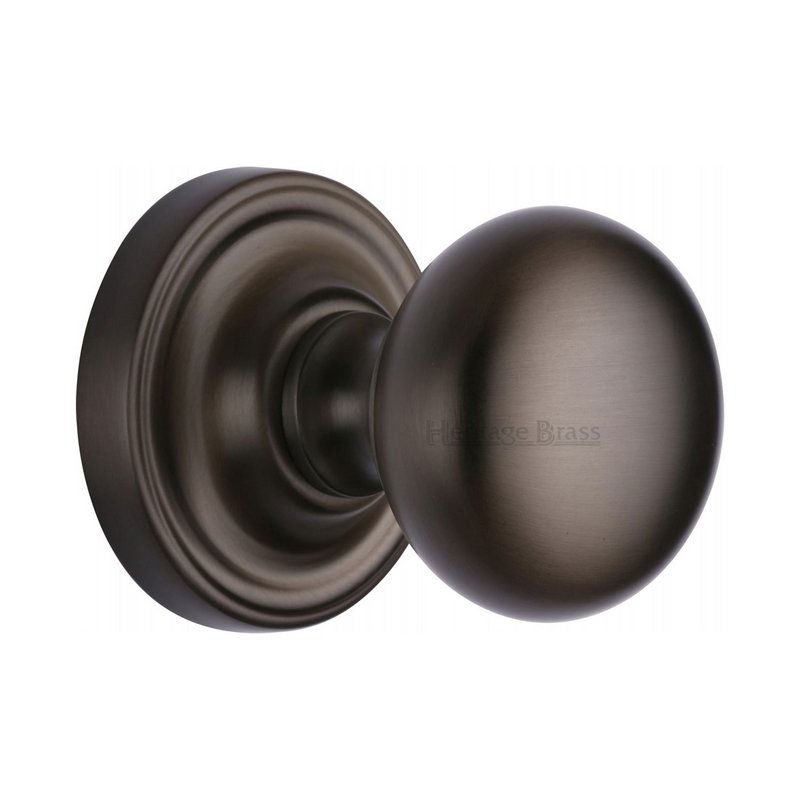 Hampstead Door Knob on Rose - HAM8361-MB