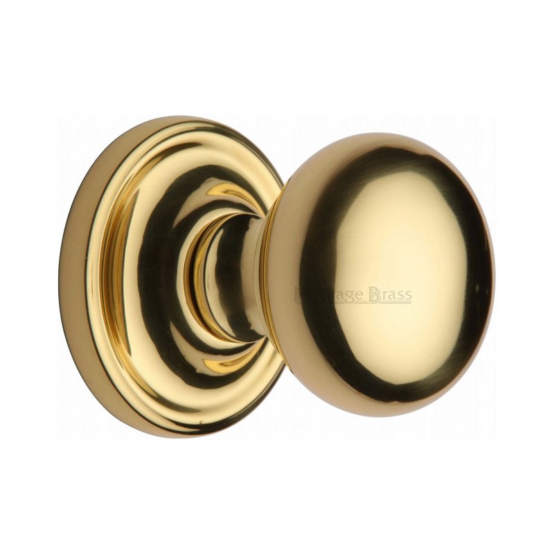 Hampstead Door Knob on Rose - HAM8361-PB