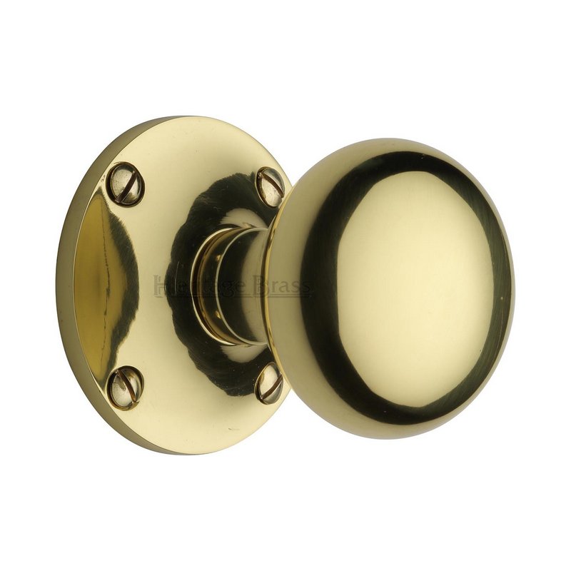 Kensington Door Knob on Rose - KEN980-PB