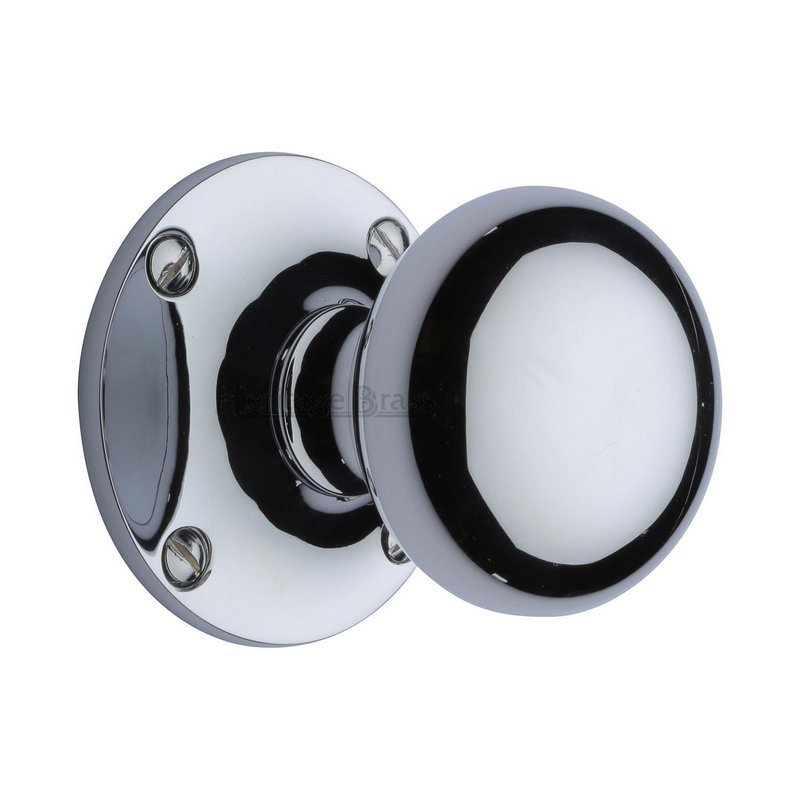 Kensington Door Knob on Rose - KEN980-PC