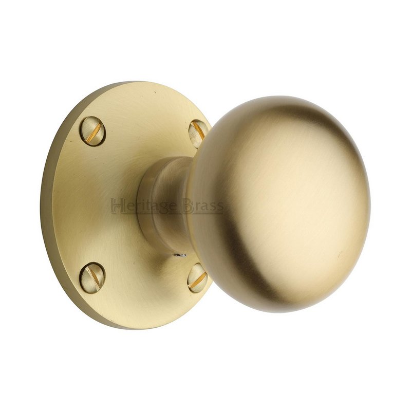 Kensington Door Knob on Rose - KEN980-SB