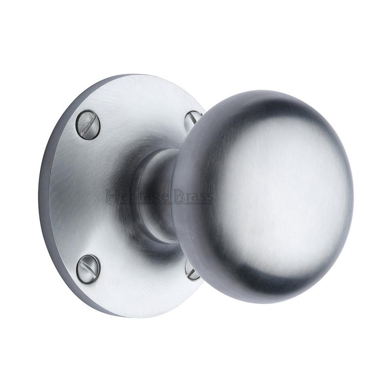 Kensington Door Knob on Rose - KEN980-SC