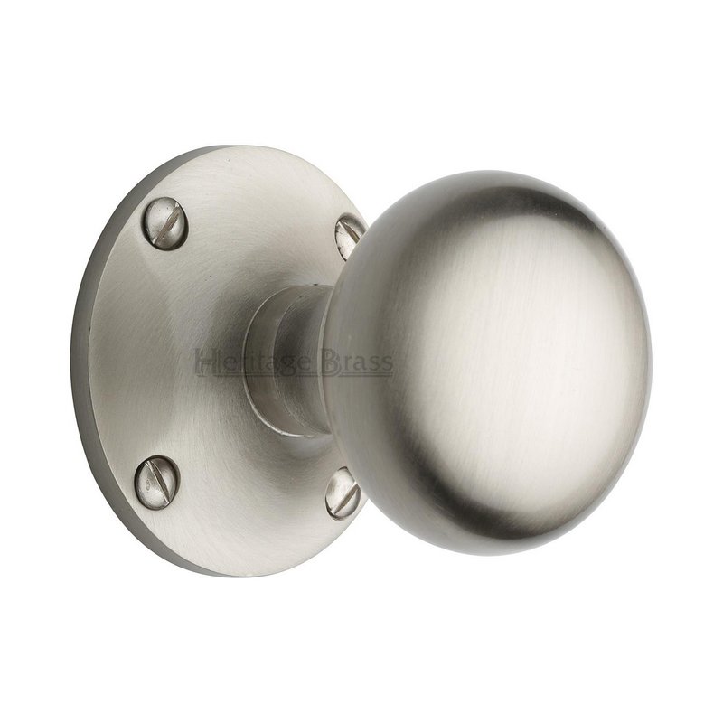 Kensington Door Knob on Rose - KEN980-SN