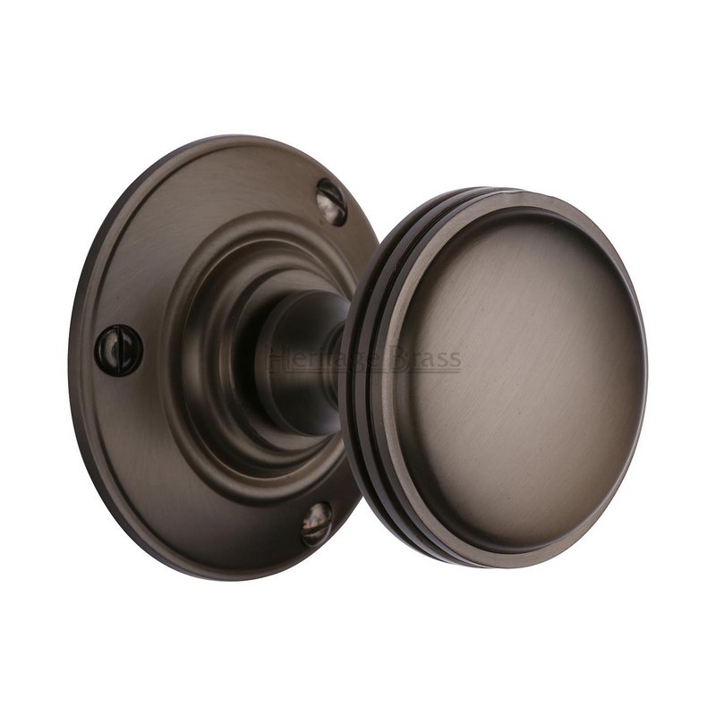 Richmond Door Knob on Rose - RHM988-MB
