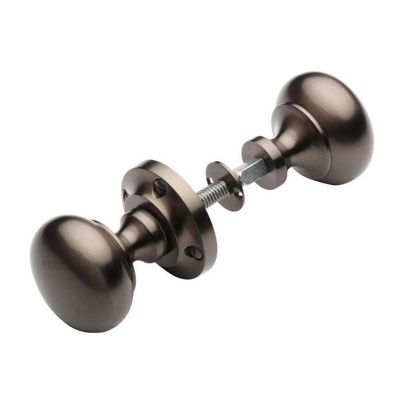 Victoria Rim Door Knob - RIM V980-MB
