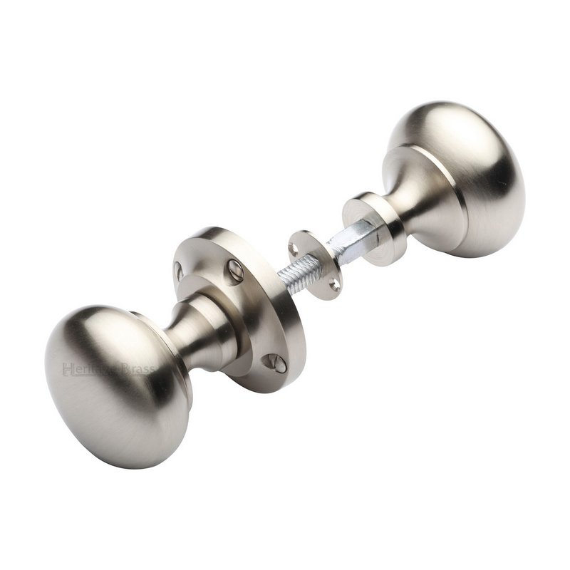 Victoria Rim Door Knob - RIM V980-SN